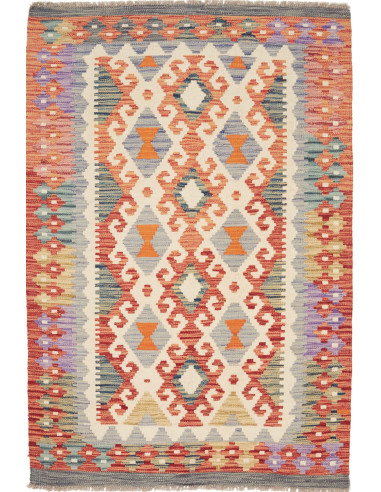Kilim 102x149 Cm Kilim, Afghanistan, Lana Cardata A Mano
