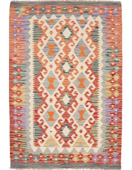 Kilim 102x149 Cm Kilim, Afghanistan, Lana Cardata A Mano