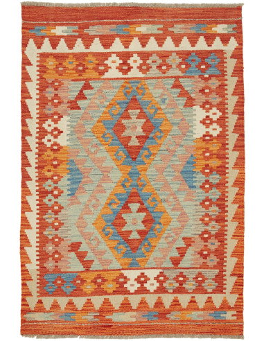 Kilim 86x126 Cm Kilim, Afghanistan, Hand-carded Wool, Cotton