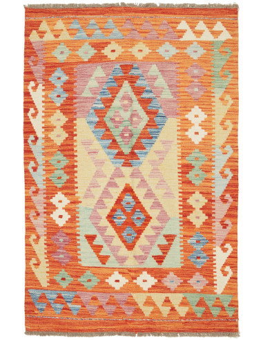 Kilim 86x132 Cm Kilim Afghanistan Lana Cardata A Mano
