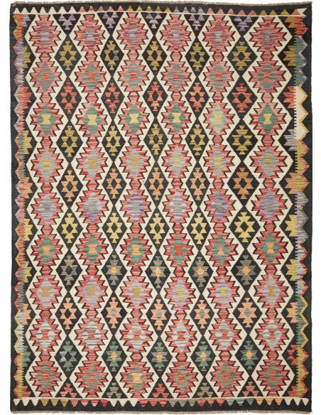 Kilim 224x299 Cm Kilim, Afghanistan, Hand-carded Wool (warp: