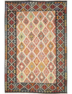 Kilim 203x298 Cm Kilim, Afghanistan, Lana Cardata A Mano