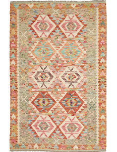 Kilim 120x186 Cm Kilim Afghanistan Hand-carded Wool Cotton