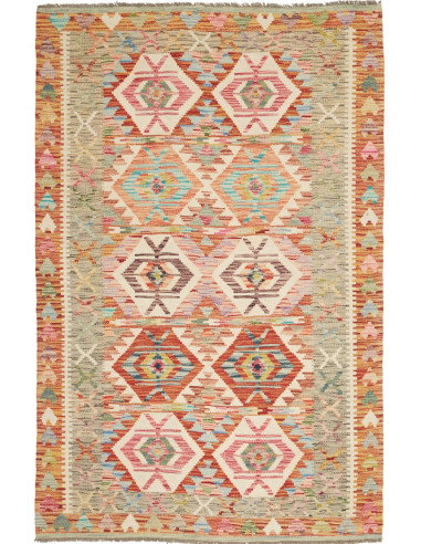 Kilim 120x186 Cm Kilim Afghanistan Hand-carded Wool Cotton