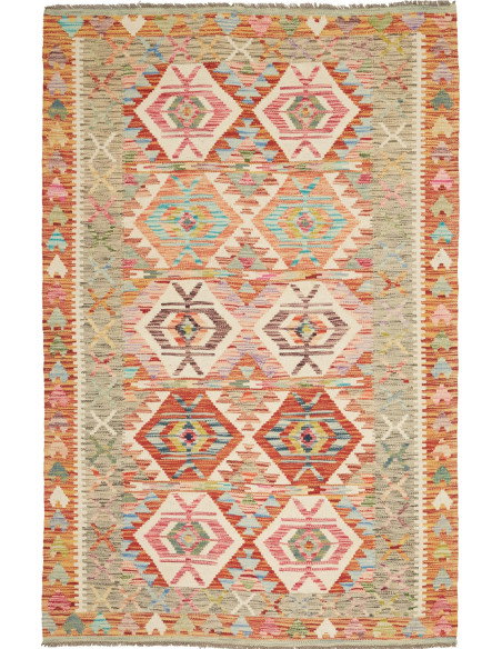 Kilim 120x186 Cm Kilim Afghanistan Hand-carded Wool Cotton