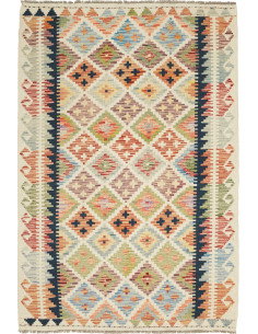 Kilim 122x184 Cm Kilim Afghanistan Lana Cardata A Mano