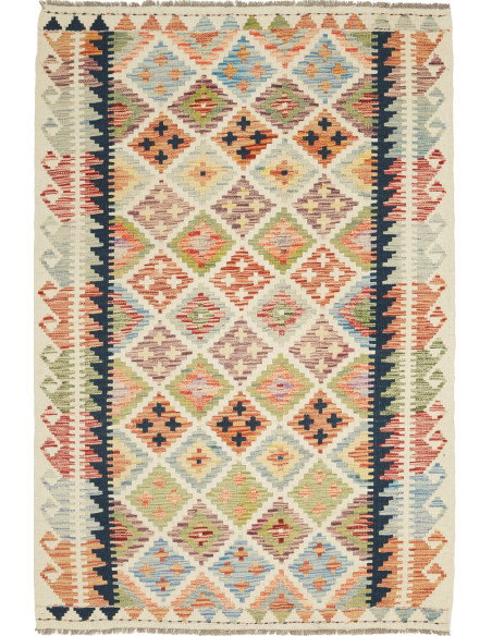 Kilim 122x184 Cm Kilim Afghanistan Hand-carded Wool