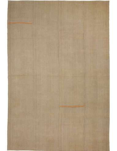 Kilim 200x295 Cm Kilim Persiano Tessitura Piana Lana Beige