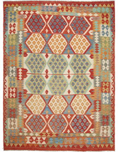 Kilim 177x238 Cm Kilim Afghanistan Lana Cardata A Mano