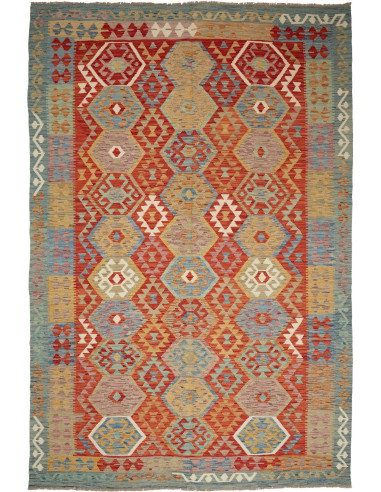 Kilim 200x297 Cm Kilim Afghanistan Hand-carded Wool