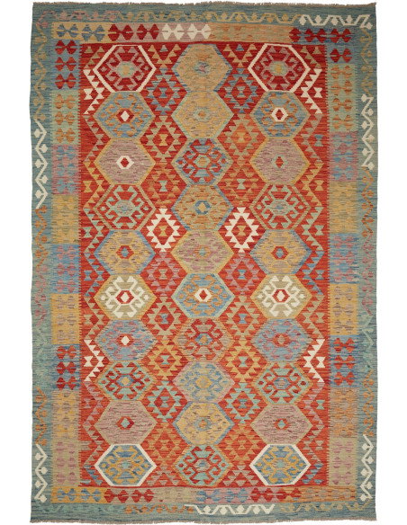 Kilim 200x297 Cm Kilim Afghanistan Hand-carded Wool