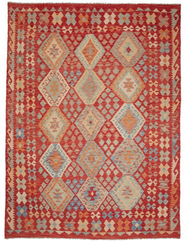 Kilim 183x255 Cm Kilim Afghanistan Hand-carded Wool Cotton