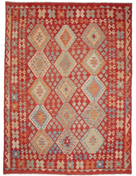 Kilim 183x255 Cm Kilim Afghanistan Lana Cardata A Mano