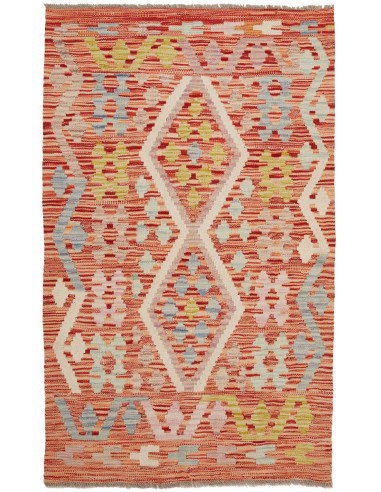 Kilim 80x131 Cm Kilim, Afghanistan, Hand-carded Wool (warp:
