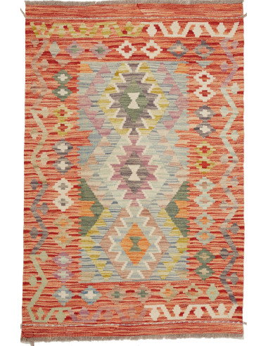 Kilim 84x127 Cm Kilim, Afghanistan, Hand-carded Wool (warp: