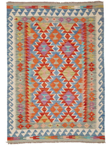 Kilim 101x143 Cm Kilim Afghanistan Lana Cardata A Mano