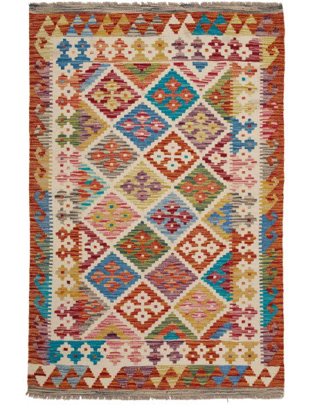 Kilim 97x151 Cm Kilim, Afghanistan, Hand-carded Wool (warp: