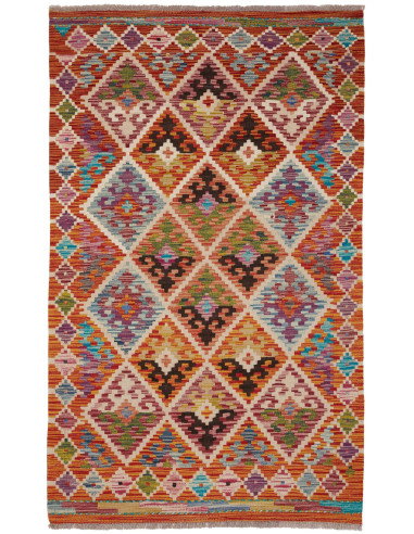 Kilim 95x158 Cm Kilim Afghanistan Hand-carded Wool
