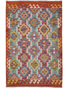 Kilim 99x152 Cm Kilim, Afghanistan, Lana Cardata A Mano