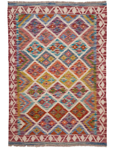 Kilim 103x149 Cm Kilim, Afghanistan, Lana Cardata A Mano