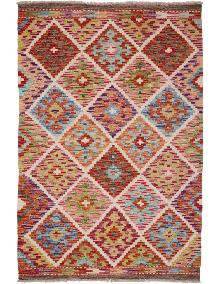 Kilim 102x152 Cm Kilim Afghanistan Hand-carded Wool Cotton