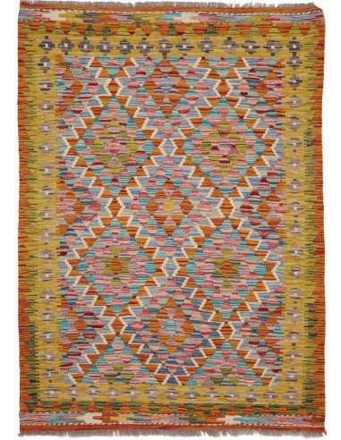 Kilim 107x148 Cm Kilim, Afghanistan, Lana Cardata A Mano,