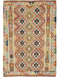 Kilim 124x177 Cm Kilim Afghanistan Hand-carded Wool