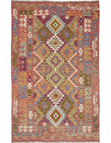 Kilim 123x196 Cm Kilim Afghanistan Lana Cardata A Mano