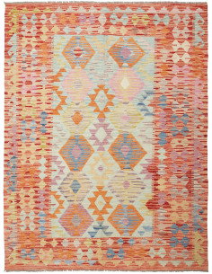 Kilim 148x192 Cm Kilim Afghanistan Lana Cardata A Mano