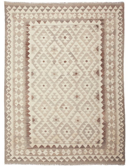 Kilim 154x210 Cm Kilim, Afghanistan, Lana Cardata A Mano
