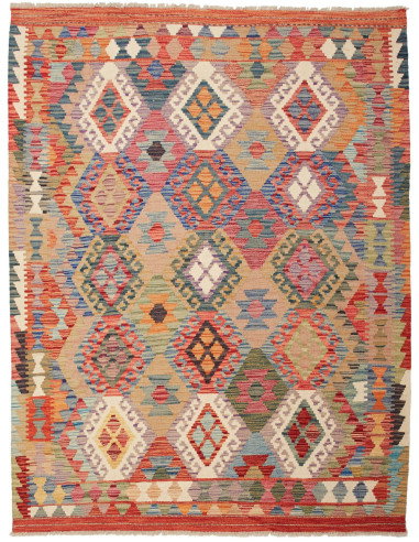 Kilim 153x195 Cm Kilim Afghanistan Lana Cardata A Mano
