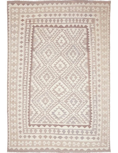 Kilim 198x296 Cm Kilim, Afghanistan, Lana Cardata A Mano