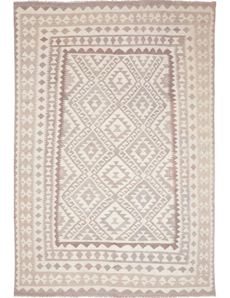 Kilim 198x296 Cm Kilim, Afghanistan, Lana Cardata A Mano