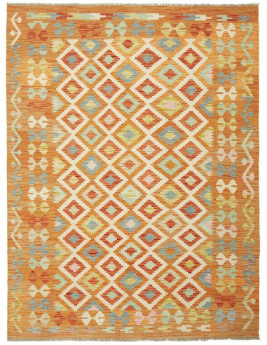 Kilim 148x199 Cm Kilim, Afghanistan, Hand-carded Wool (warp: