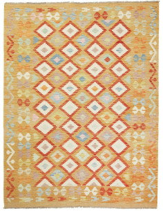 Kilim 150x199 Cm Kilim Afghanistan Lana Cardata A Mano