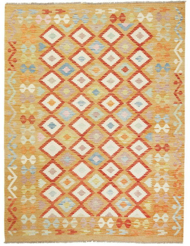 Kilim 150x199 Cm Kilim Afghanistan Lana Cardata A Mano