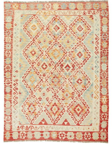 Kilim 159x207 Cm Kilim, Afghanistan, Hand-carded Wool (warp:
