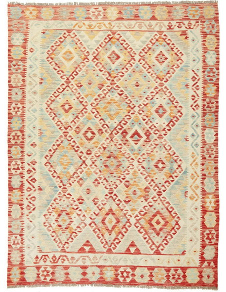 Kilim 159x207 Cm Kilim, Afghanistan, Hand-carded Wool (warp: