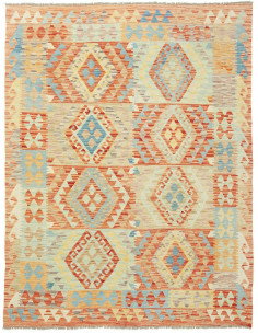 Kilim 149x196 Cm Kilim, Afghanistan, Hand-carded Wool