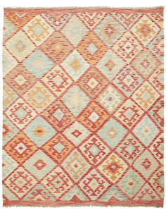 Kilim 160x194 Cm Kilim Afghanistan Hand-carded Wool Cotton