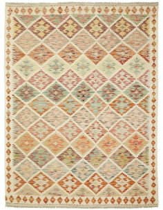 Kilim 148x196 Cm Kilim Afghanistan Hand-carded Wool Cotton