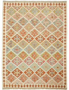 Kilim 150x198 Cm Kilim, Afghanistan, Hand-carded Wool,