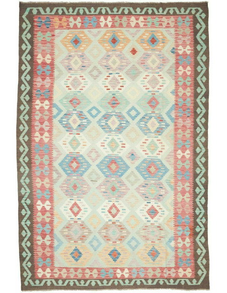 Kilim 192x292 Cm Kilim Afghanistan Lana Cardata A Mano