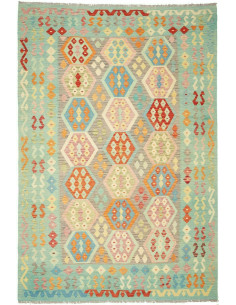 Kilim 200x300 Cm Kilim, Afghanistan, Lana Cardata A Mano
