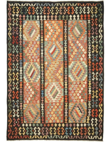 Kilim 203x297 Cm Kilim Afghanistan Hand-carded Wool