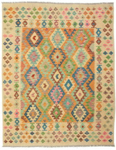Kilim 160x202 Cm Kilim Afghanistan Lana Cardata A Mano