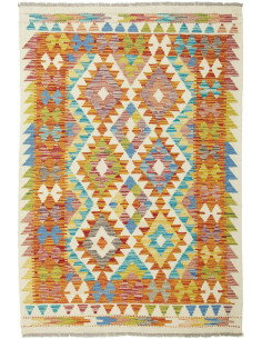 Kilim 101x149 Cm Kilim Afghanistan Lana Cardata A Mano
