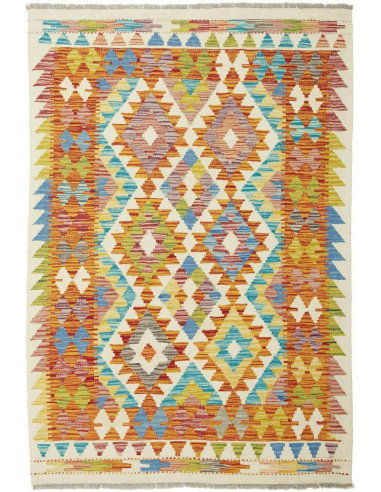 Kilim 101x149 Cm Kilim Afghanistan Lana Cardata A Mano
