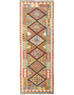 Kilim 66x185 Cm Kilim Afghanistan Hand-carded Wool