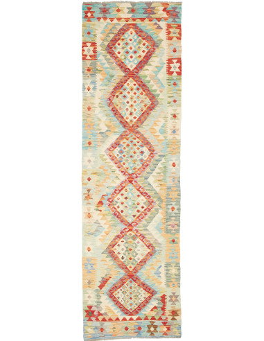 Kilim 83x289 Cm Kilim Afghanistan Hand-carded Wool (cotton